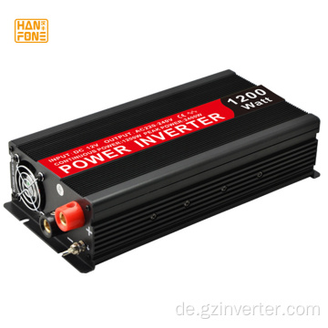 Solar -Power -Wechselrichter 1200W DC 12V/24 V AC 110V/220 V